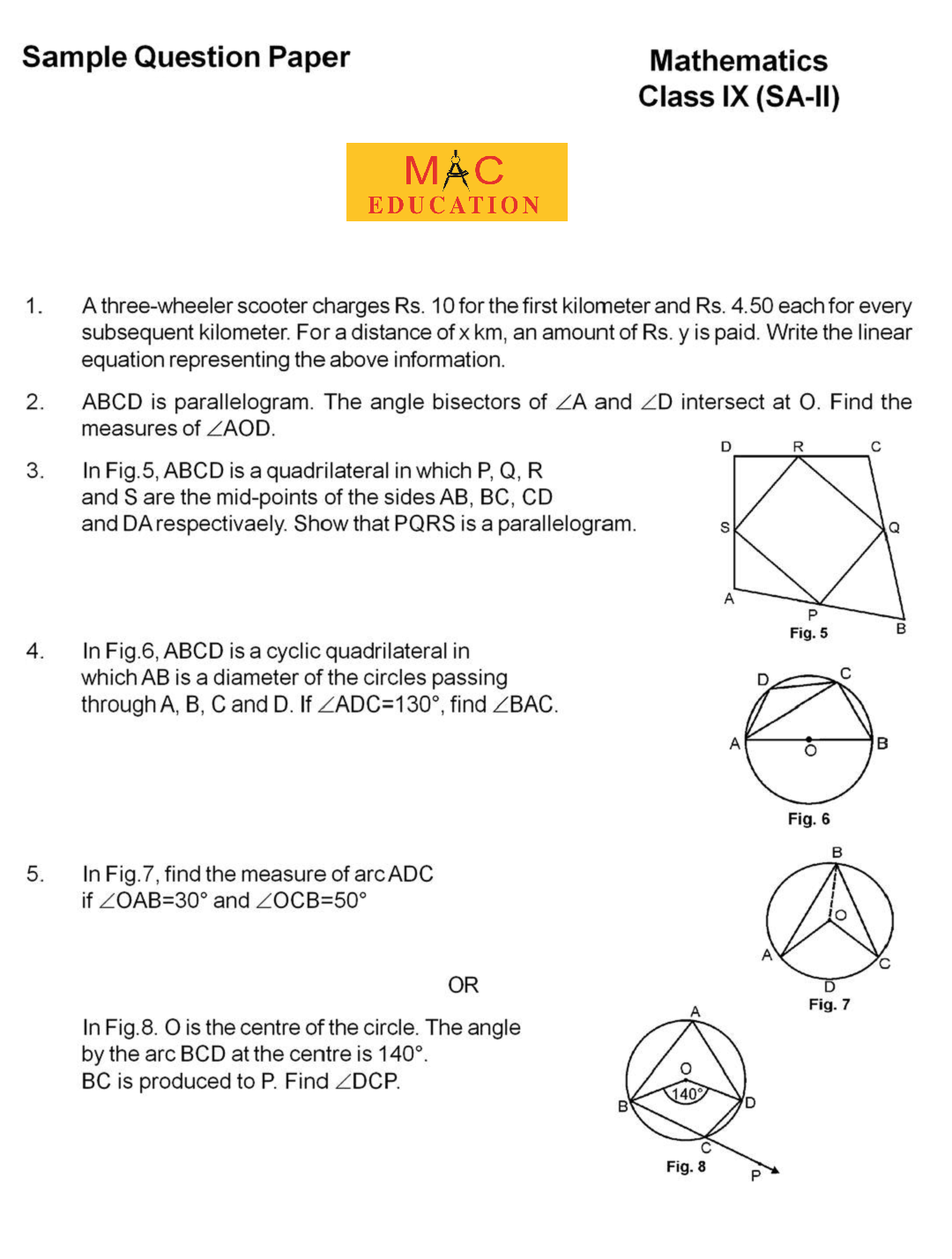Sample paper